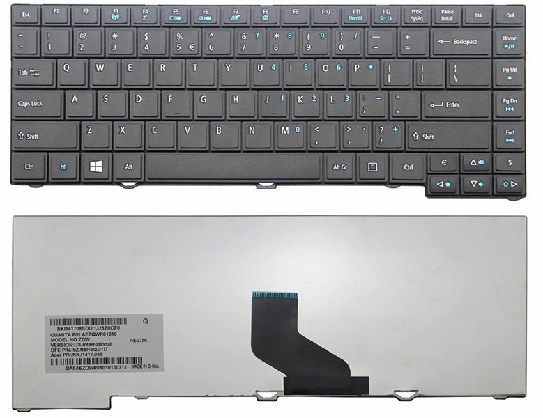 Bàn phím Keyboard Laptop Acer Travelmate 4750 P243