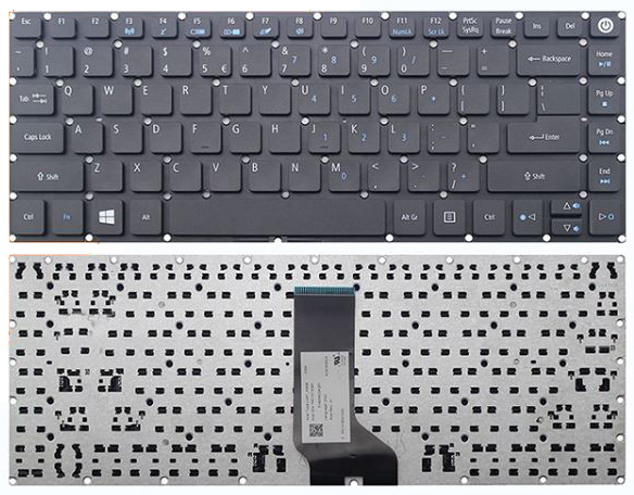 Bàn phím Keyboard Laptop Acer Aspire E5-473 Màu Đen Màu Trắng