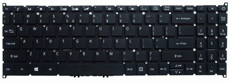 Bàn phím Keyboard Laptop Acer Swift 3 F315-41 Có nút nguồn