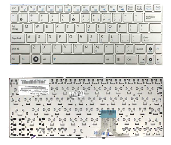 Bàn phím Keyboard Laptop ASUS 1000HE Màu Đen Màu Trắng