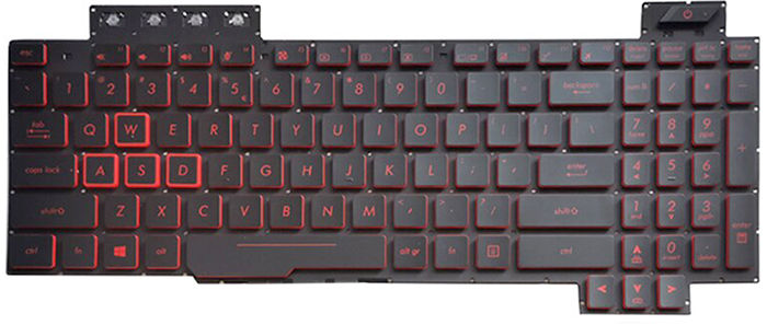 Bàn phím Laptop ASUS FX504 FX504GD FX504GE FX504GM FX80 FX80GM Có đèn