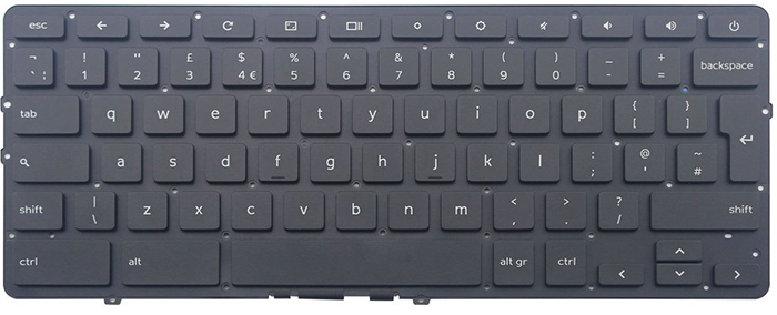 Bàn phím Keyboard Laptop Dell Chromebook 7310 Có Đèn