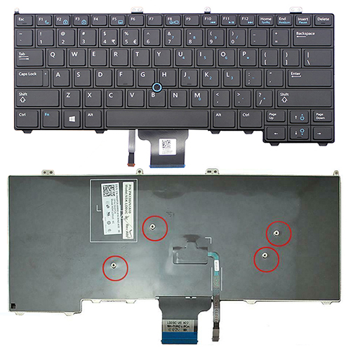 Bàn phím Keyboard Laptop Dell Latitude E7240 E7440