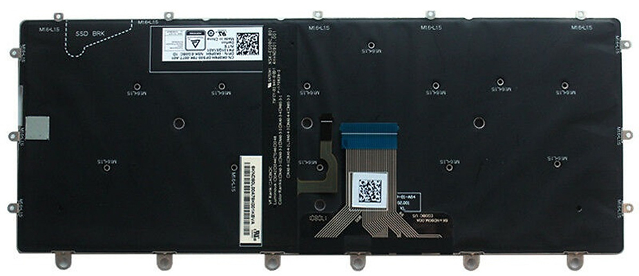 Bàn phím Keyboard Laptop DELL XPS 9365 Có Đèn