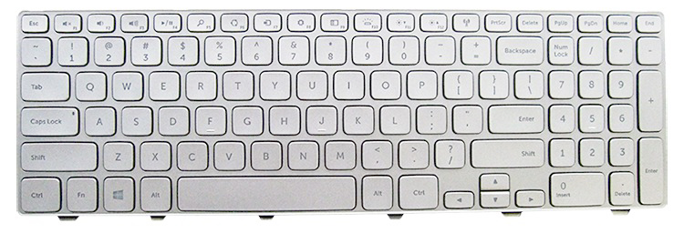 Bàn phím Keyboard Laptop Dell Inspiron 7537 Có Đèn