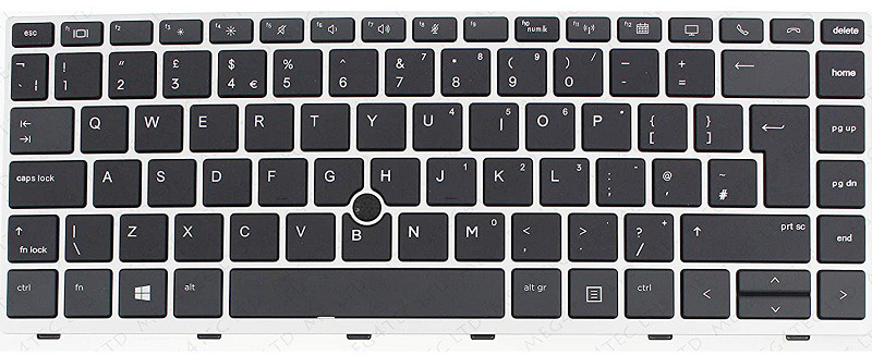 Bàn phím Keyboard Laptop HP EliteBook 735 G5 830 G5 830 G6 Có Đèn