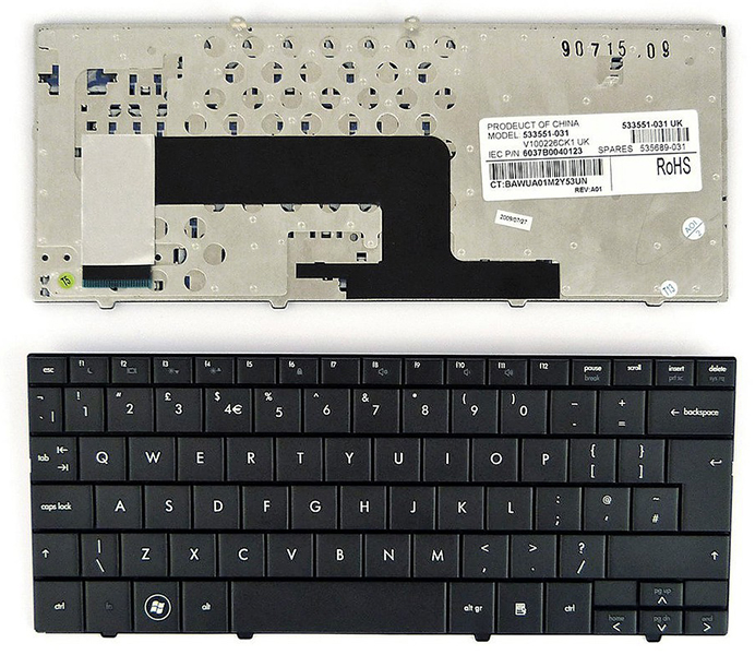 Bàn phím Keyboard Laptop HP Mini 700 Mini 1000