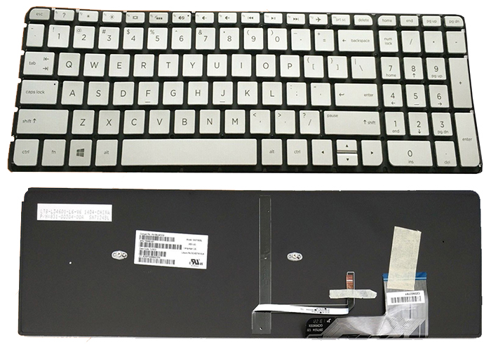 Bàn phím Keyboard Laptop HP Envy Touchsmart M6K Màu Đen Màu Bạc Có Đèn