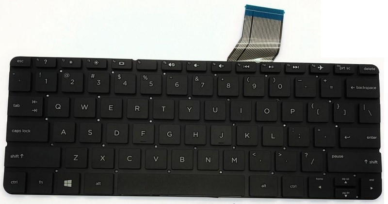 Bàn phím Keyboard Laptop HP Pavilion 11E 11N 11D Màu Đen