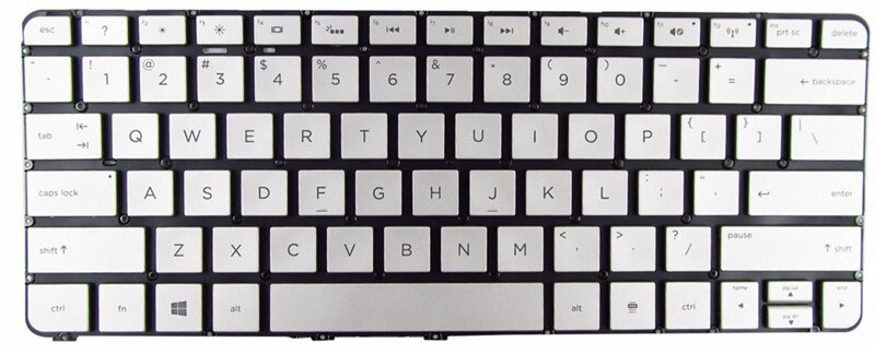 Bàn phím Keyboard Laptop HP Spectre 13T-3000 Màu bạc Có Đèn