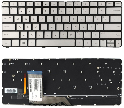 Bàn phím Keyboard Laptop HP Spectre 13T-4000 Màu Đen Màu Bạc Có Đèn