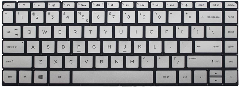 Bàn phím Keyboard Laptop HP 15AP Màu Bạc Có Đèn