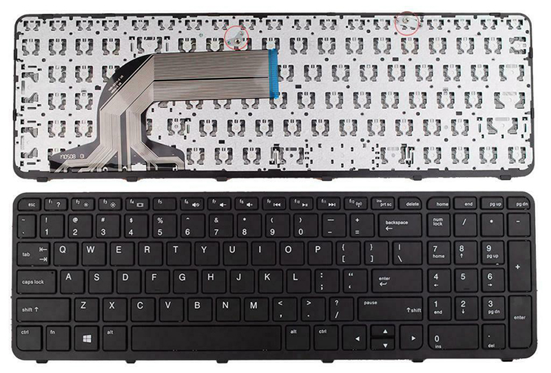 Bàn phím Keyboard Laptop HP 350 G1 350 G2 355 G2 Có Khung