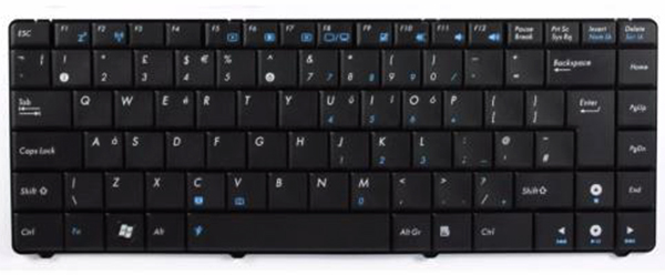 Bàn phím Keyboard Laptop ASUS K40 X8AIJ PRO 8