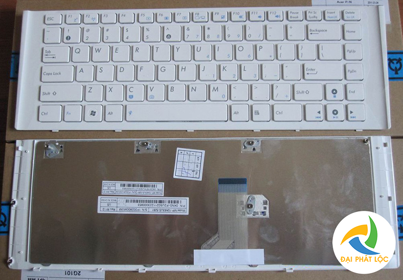 Bàn phím Laptop ASUS A40J A40E X42 X42J U80E Màu Đen Màu Trắng Bàn phím Laptop ASUS A40J A40E X42 X42J U80E Màu Đen Màu Trắng