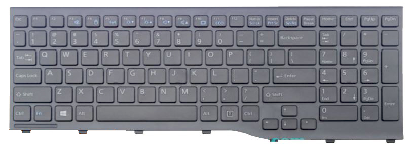 Bàn phím Keyboard Laptop Fujitsu AH522