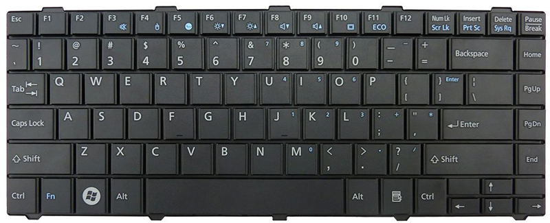 Bàn phím Keyboard Laptop Fujitsu LH531 LH530