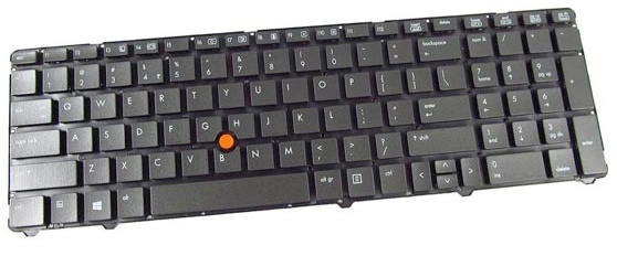 Bàn phím Keyboard Laptop HP EliteBook 8760W 8770W Có Khung