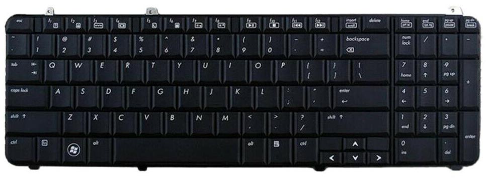 Bàn phím Keyboard Laptop HP Pavilion DV6-1000 Màu Đen Màu Trắng