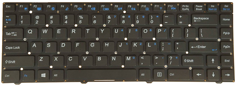 Bàn phím Keyboard Laptop Axioo W740 W840 W540