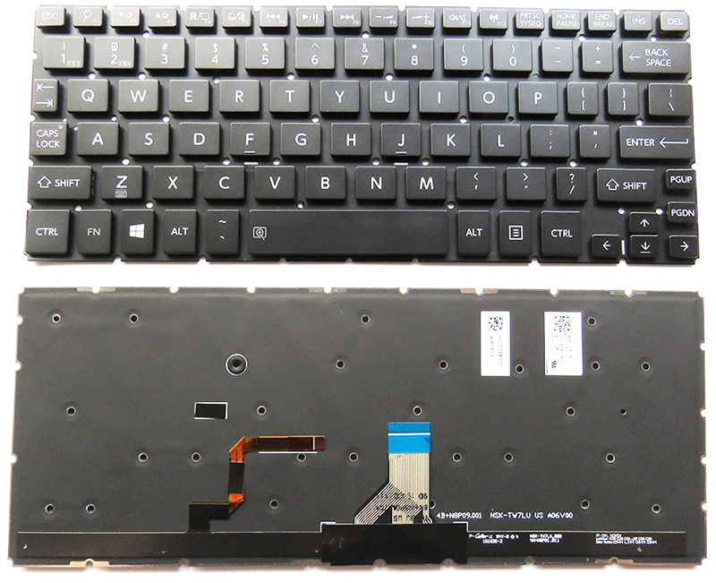 Bàn phím Keyboard Laptop Toshiba Satellite P25W-C Có Đèn