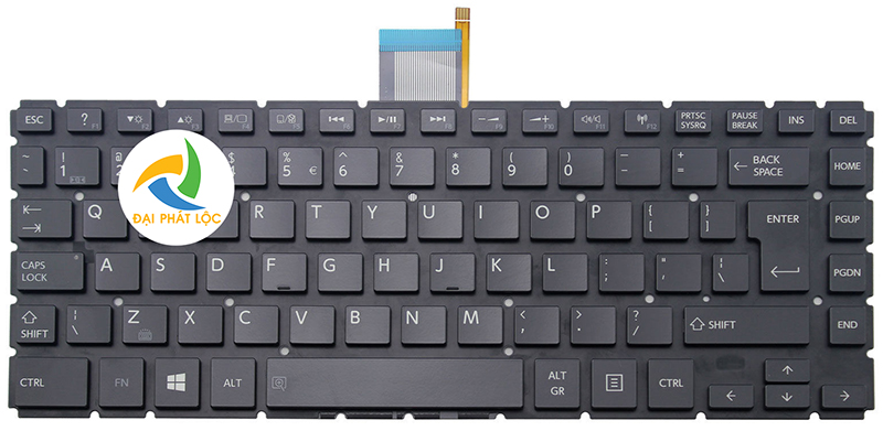 Bàn phím Laptop Toshiba L40B L40D-B L40T-B L40DT-B S40-B Có Đèn Bàn phím Laptop Toshiba L40B L40D-B L40T-B L40DT-B S40-B Có Đèn