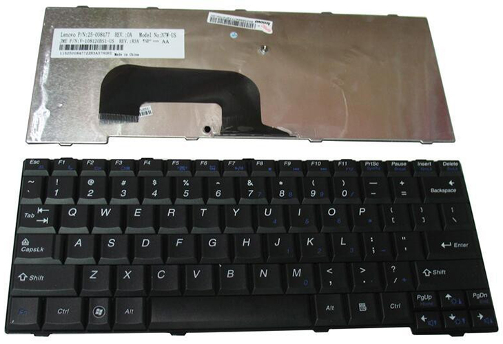 Bàn phím Keyboard Laptop Lenovo Ideapad S12 Màu Trắng Màu Đen