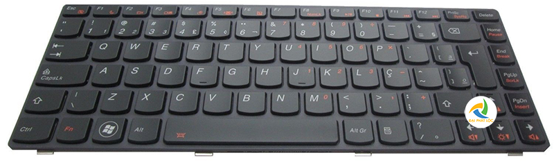 Bàn phím Keyboard Laptop Lenovo Ideapad Y480 Có Đèn