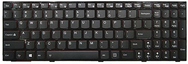 Bàn phím Laptop Lenovo Ideapad Y500 Y510P Y590 ĐEN ĐỎ CÓ ĐÈN