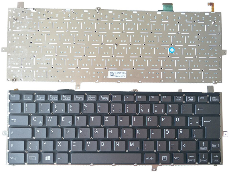 Bàn phím Keyboard Laptop Sony SVD-13 Màu Đen Màu Bạc Có Đèn Nguyên Bệ
