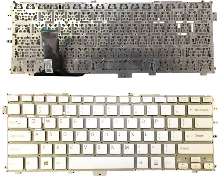 Bàn phím Keyboard Laptop Sony SVP-13 Màu Đen Màu Bạc