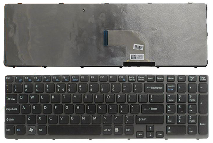 Bàn phím Laptop Sony SVE-15 SVE-17 Màu Trắng Màu Đen Có Đèn Có Khung