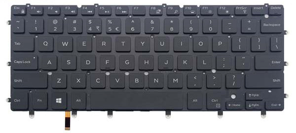 Bàn phím Laptop Dell Xps 13 XPS13Z-L321X L322X XPS 12 Có Đèn ZIN