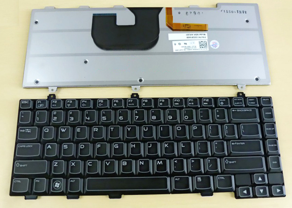 Bàn phím Keyboard Laptop Dell Alienware M14X-R1 Có đèn tiếng anh