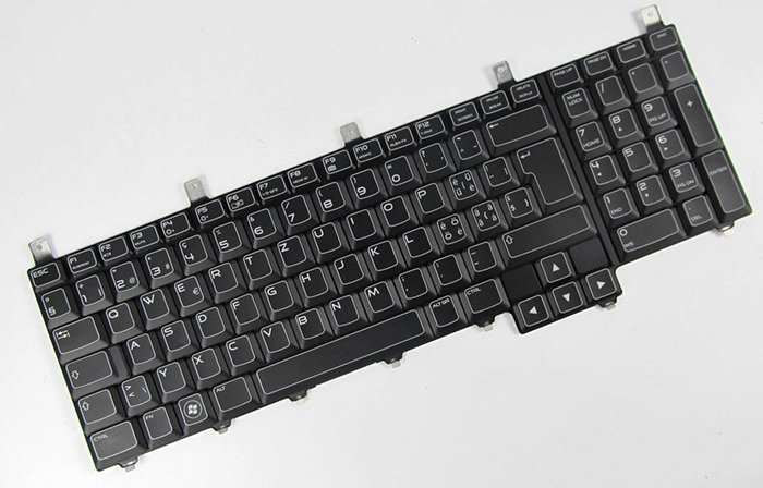 Bàn phím Keyboard Laptop Dell Alienware M17X-R4 Có đèn Chính Hãng