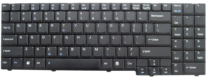 Bàn phím Keyboard Laptop ASUS G50V G70 M70 X71 F7