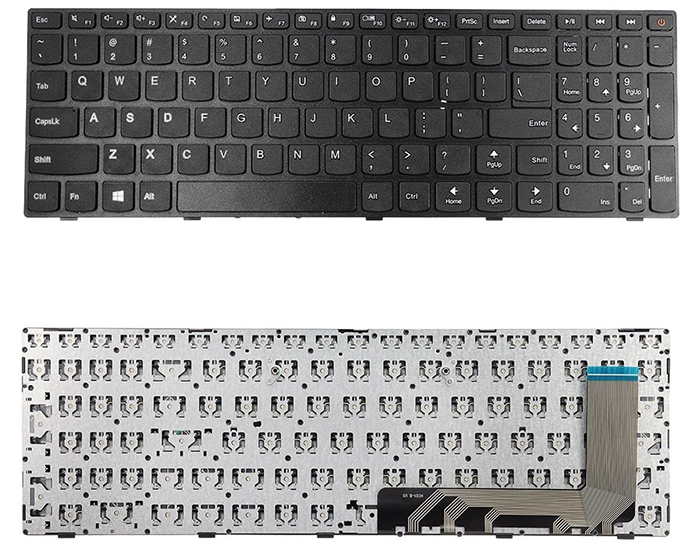 Bàn phím Keyboard Laptop Lenovo Ideapad 110-15ISK Có nút nguồn