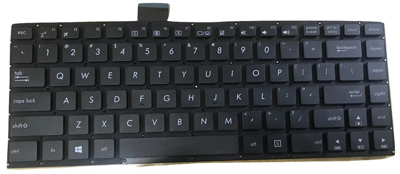 Bàn phím Keyboard Laptop ASUS E402 Màu Đen