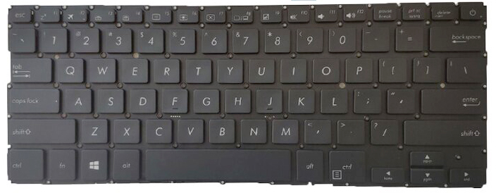 Bàn phím Keyboard Laptop ASUS UX331 Màu Đen Có Đèn