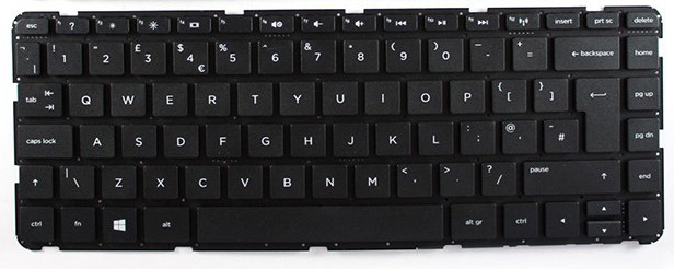 Bàn phím Keyboard Laptop HP 14V 14P Màu Đen Màu Trắng Có Đèn