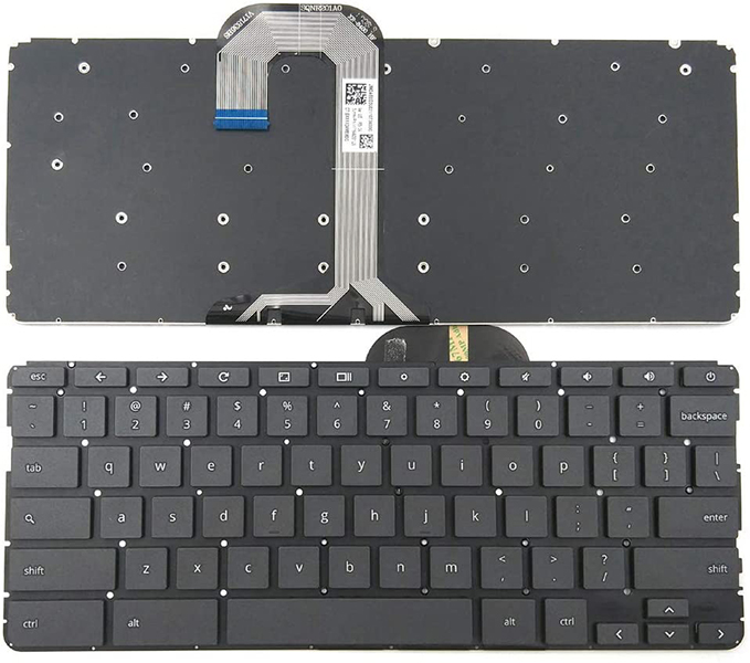 Bàn phím Keyboard Laptop HP Chromebook 14 G5 14CA 14DB Màu Đen Trắng