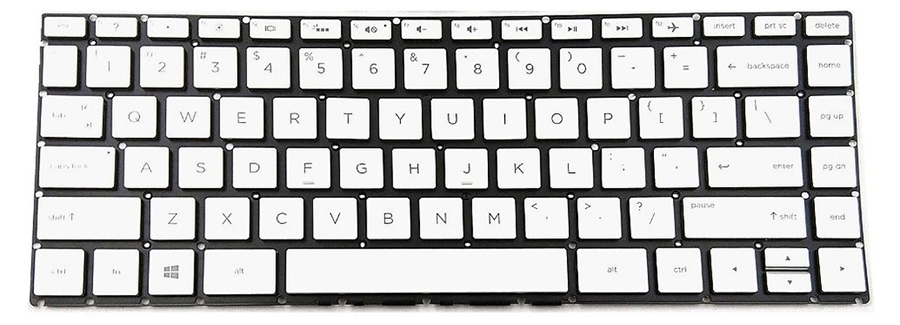 Bàn phím Keyboard Laptop HP Envy 13AB Màu Đồng Màu Bạc Có Đèn