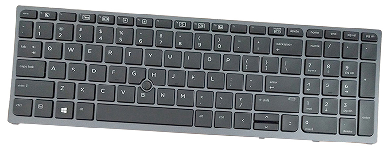 Bàn phím Keyboard Laptop HP ZBook 15 G3 có khung có chuột Có Đèn