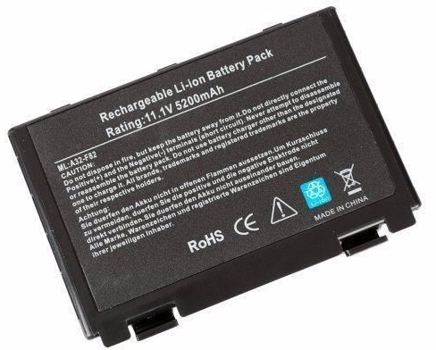 Pin Laptop ASUS K40, K40E, X50, K50, K51, F52, K60, K61, X65, K70, F82