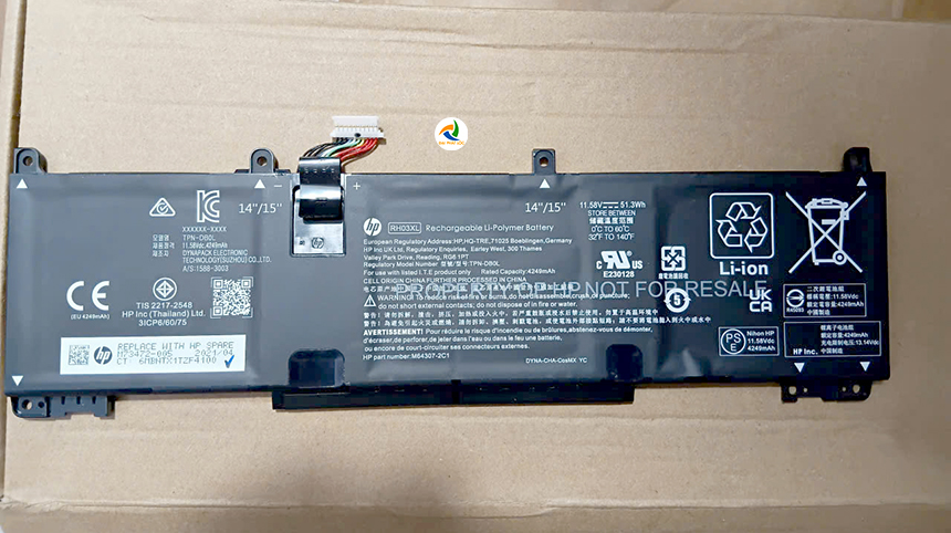 Pin Laptop HP ProBook 430 440 445 450 455 650 G8 G10 RH03XL Chính hãng
