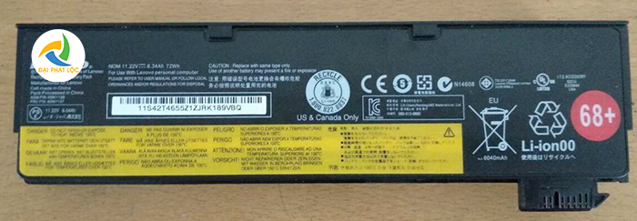 Pin Battery Laptop Lenovo X240 X250 X260 T440 T450 T460 6Cell XỊN