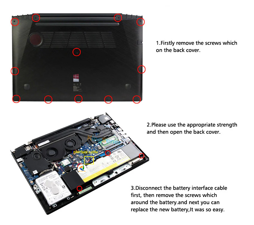 Pin Battery Laptop Lenovo Y50-70 Y50-80 L13N4P01 L13M4P02 Chính hãng
