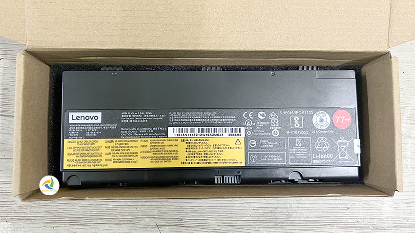 Pin Battery Laptop ThinkPad P50 P51 P52 L17L6P51 77+ 90Wh Chính hãng