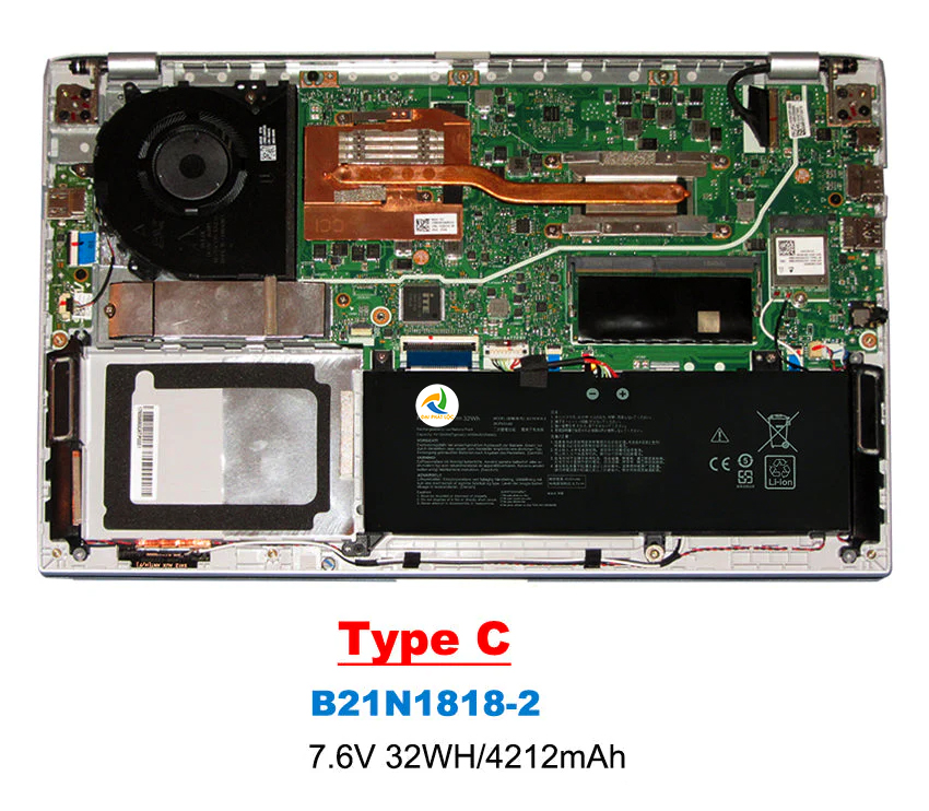 Pin Laptop Asus VivoBook 14 F412DA F412FJ F412FA B21N1818-2 Chính hãng