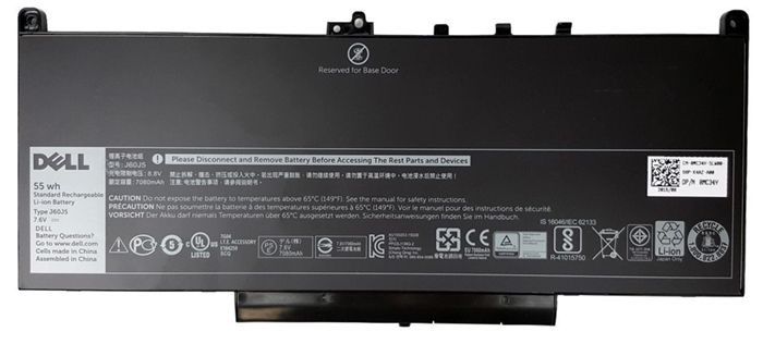 Pin Battery Laptop Dell Latitude E7270 E7470 (J60J5) 55WH ZIN